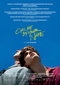 Luca Guadagnino: Call Me By Your Name (Kinoplakat); Verfilmungen